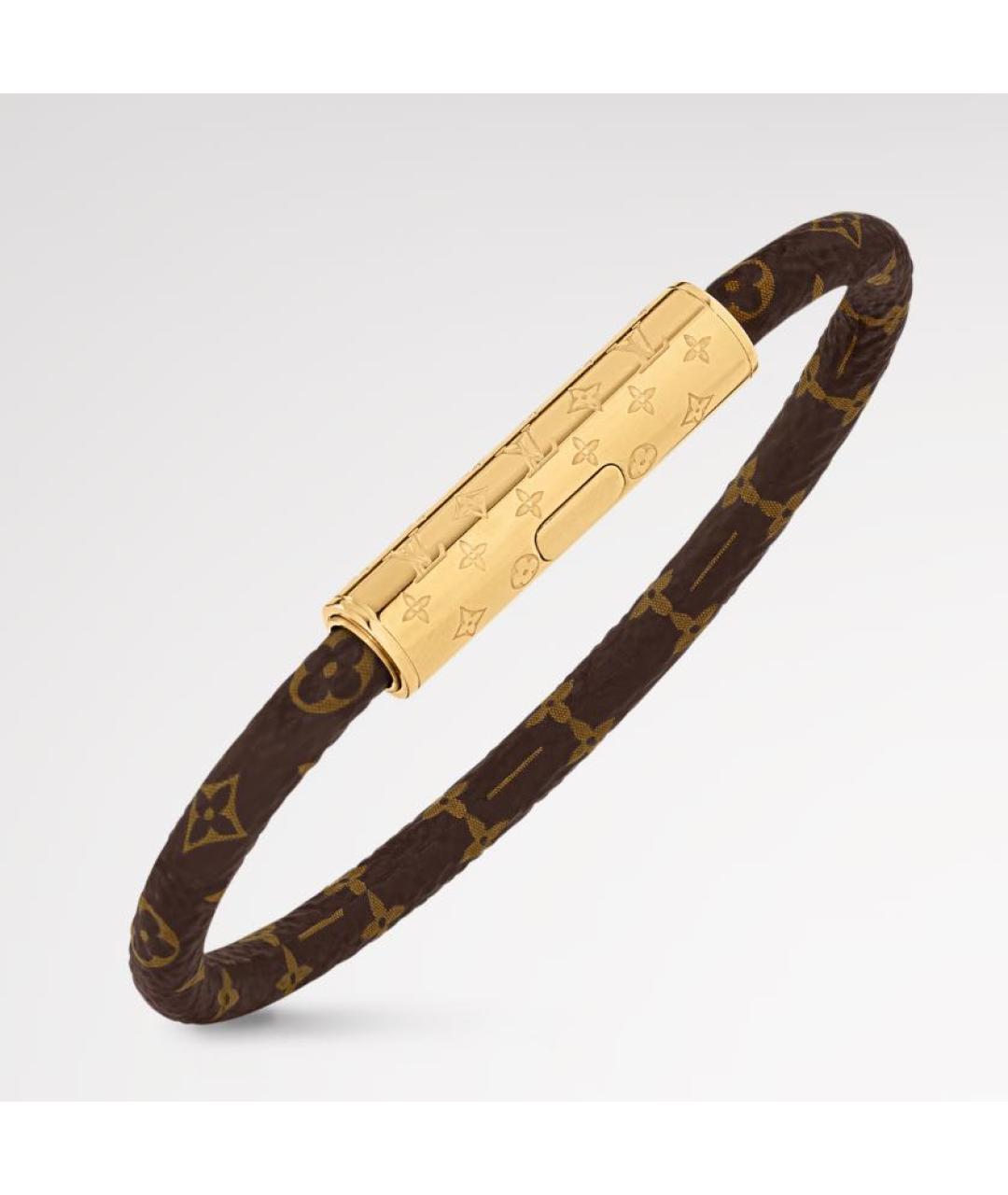 LOUIS VUITTON Коричневый браслет, фото 2