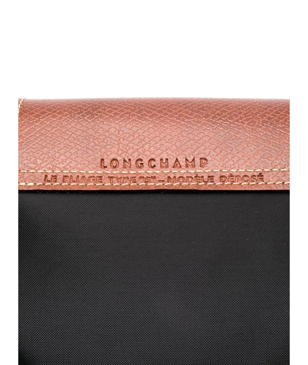 LONGCHAMP Черная сумка с короткими ручками, фото 3