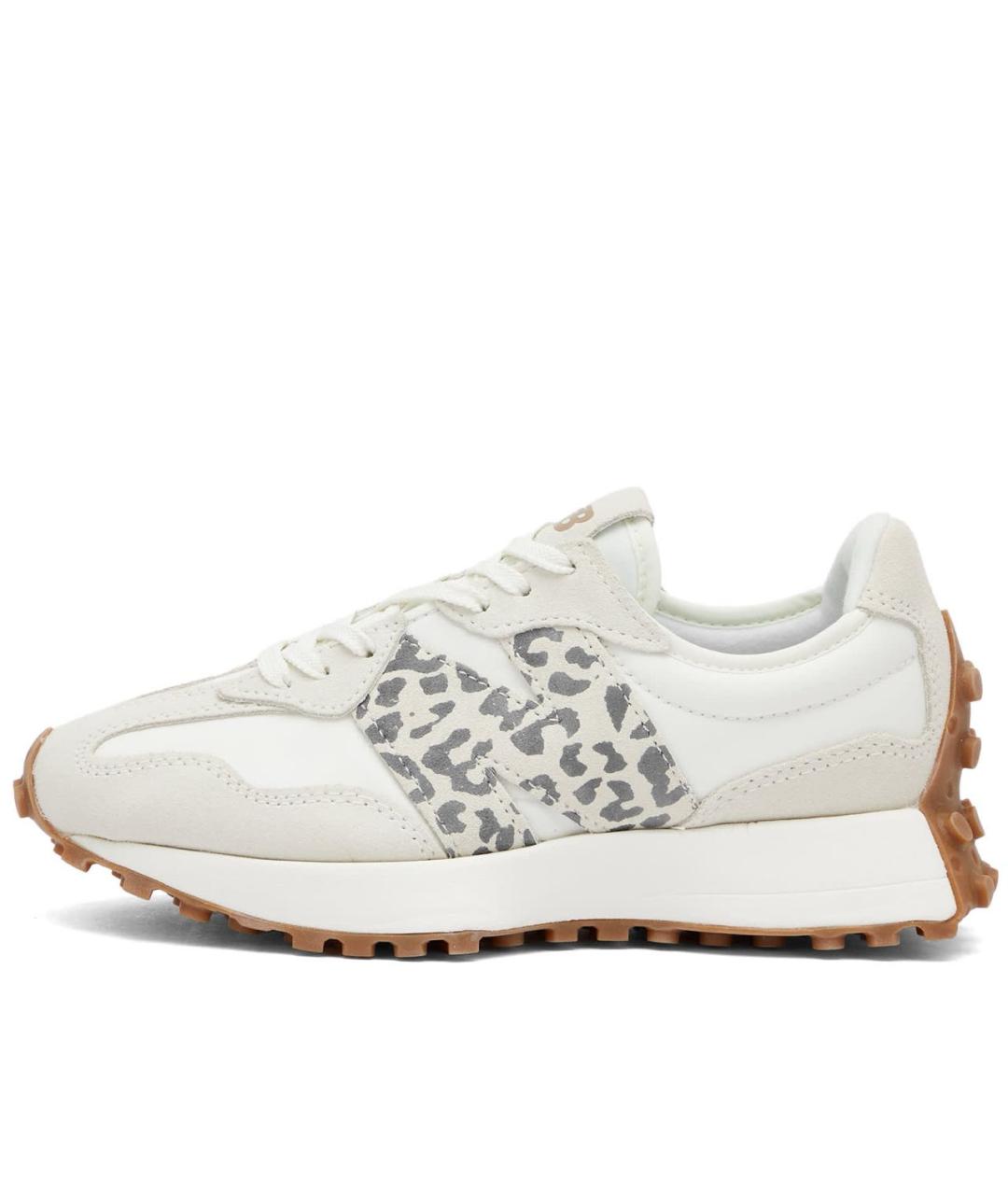 NEW BALANCE Бежевые кожаные кроссовки, фото 6