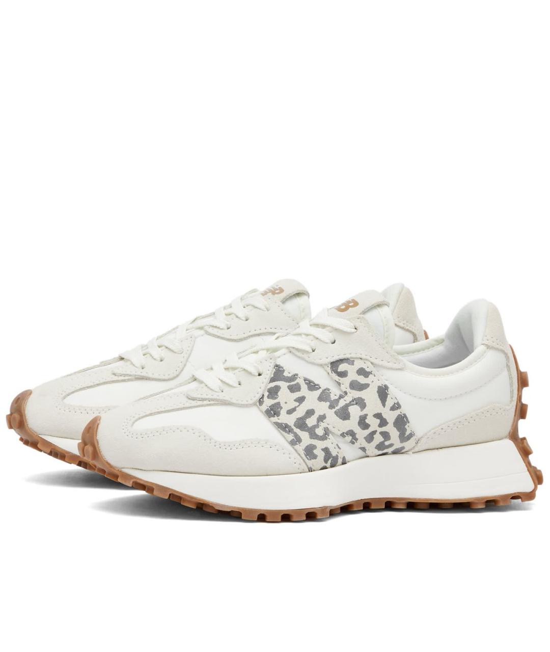 NEW BALANCE Бежевые кожаные кроссовки, фото 2