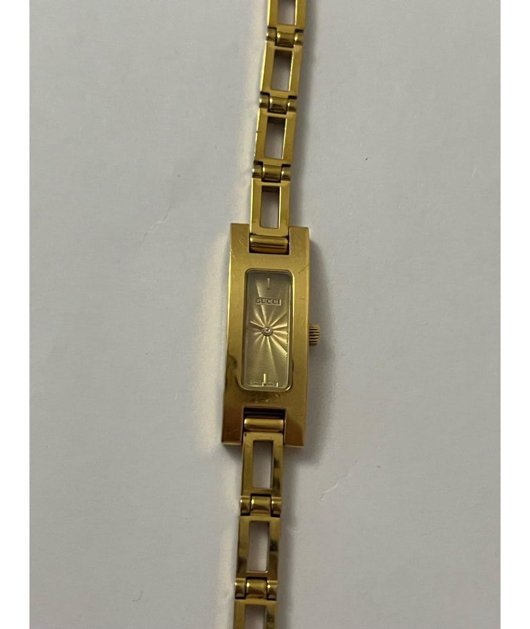 GUCCI Золотые позолоченные часы, фото 9