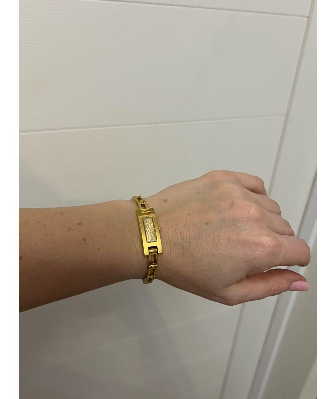 GUCCI Золотые позолоченные часы, фото 4