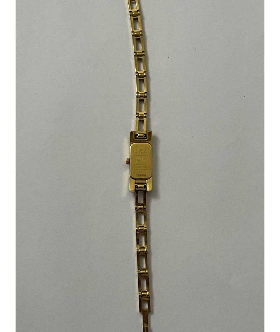 GUCCI Золотые позолоченные часы, фото 6