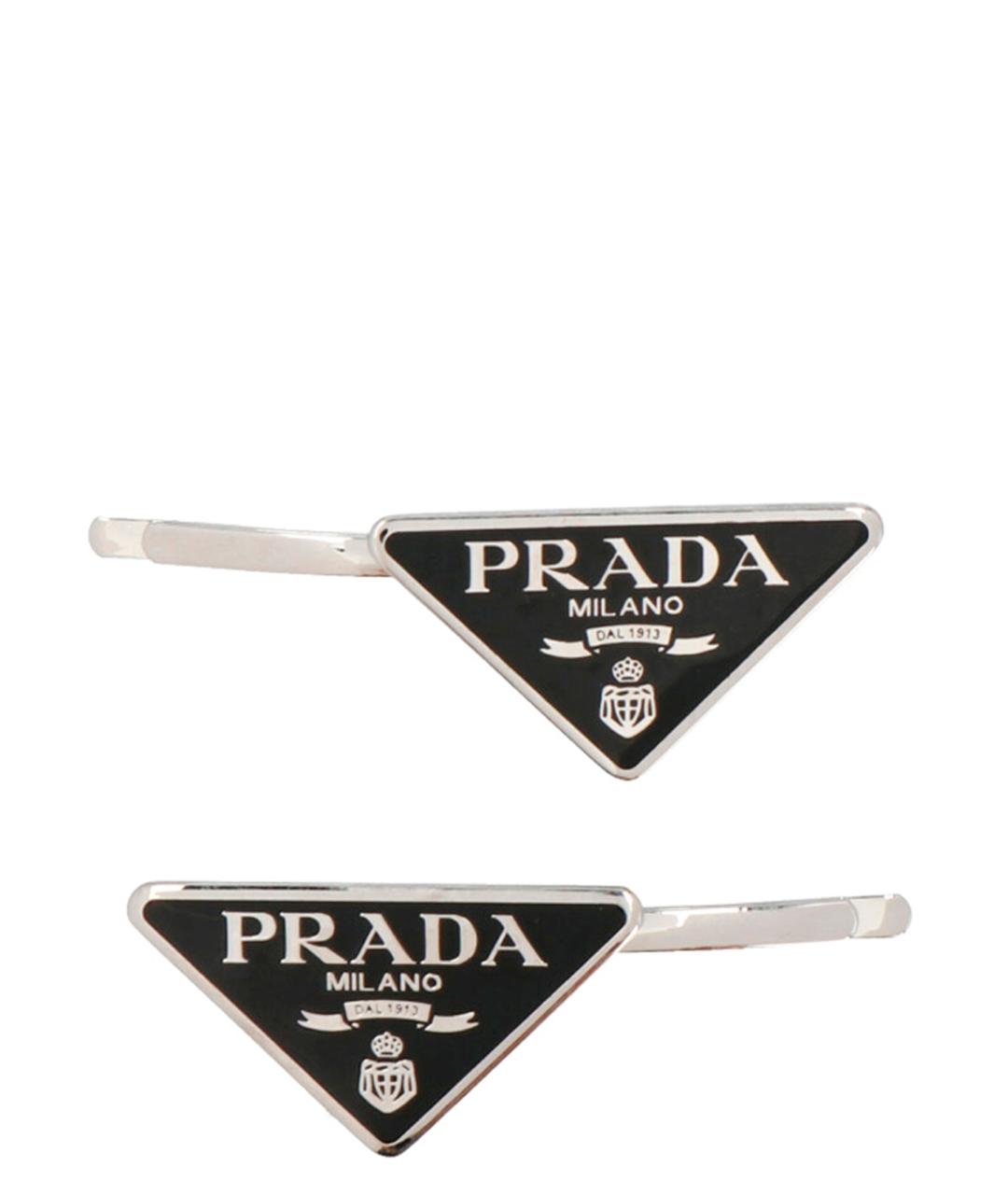 PRADA Черная заколка, фото 1