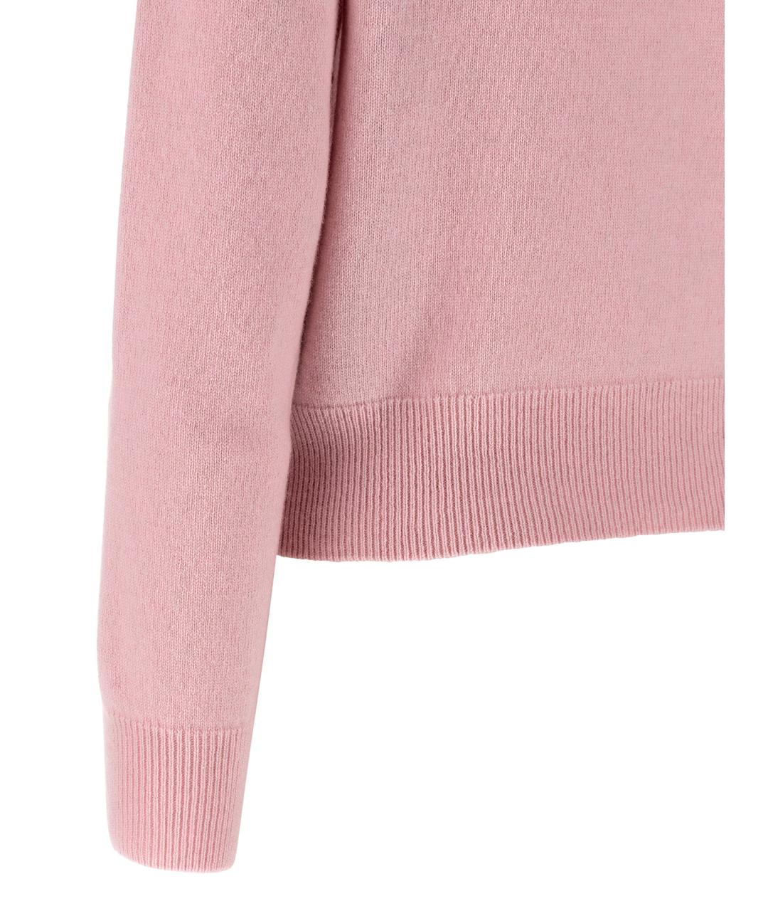 BALMAIN Розовый кашемировый джемпер / свитер, фото 4