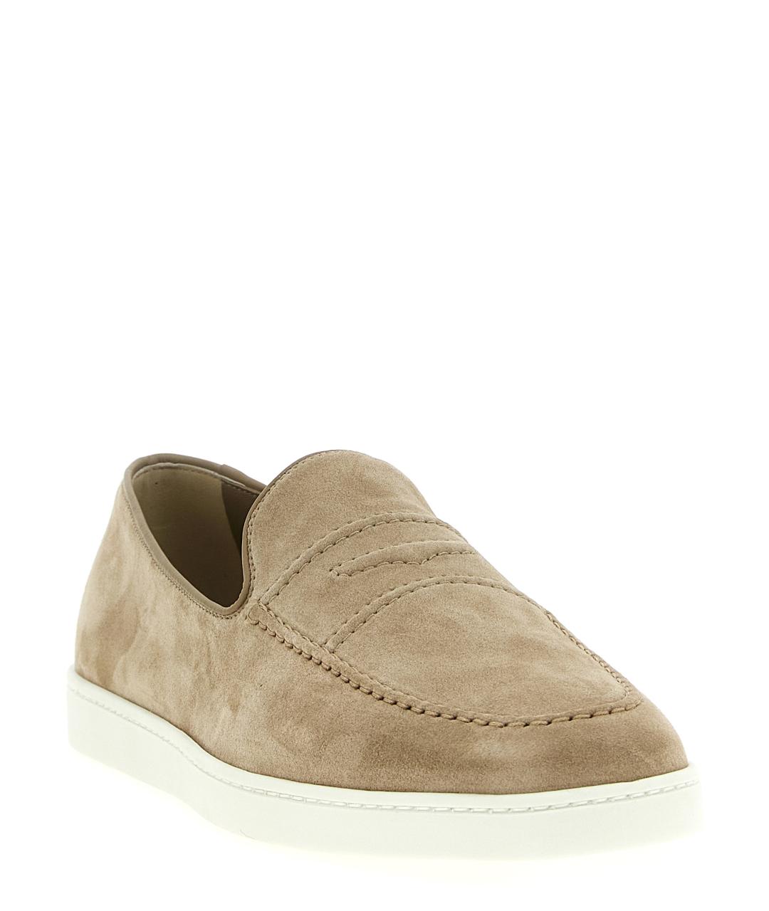 CHURCH'S Бежевые замшевые лоферы, фото 2