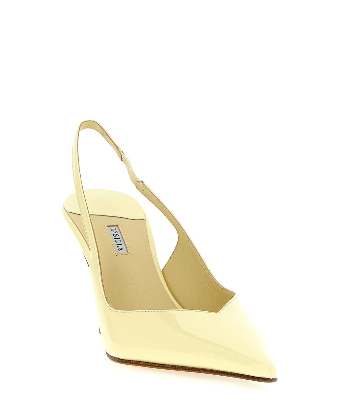 LE SILLA Желтые кожаные туфли, фото 2