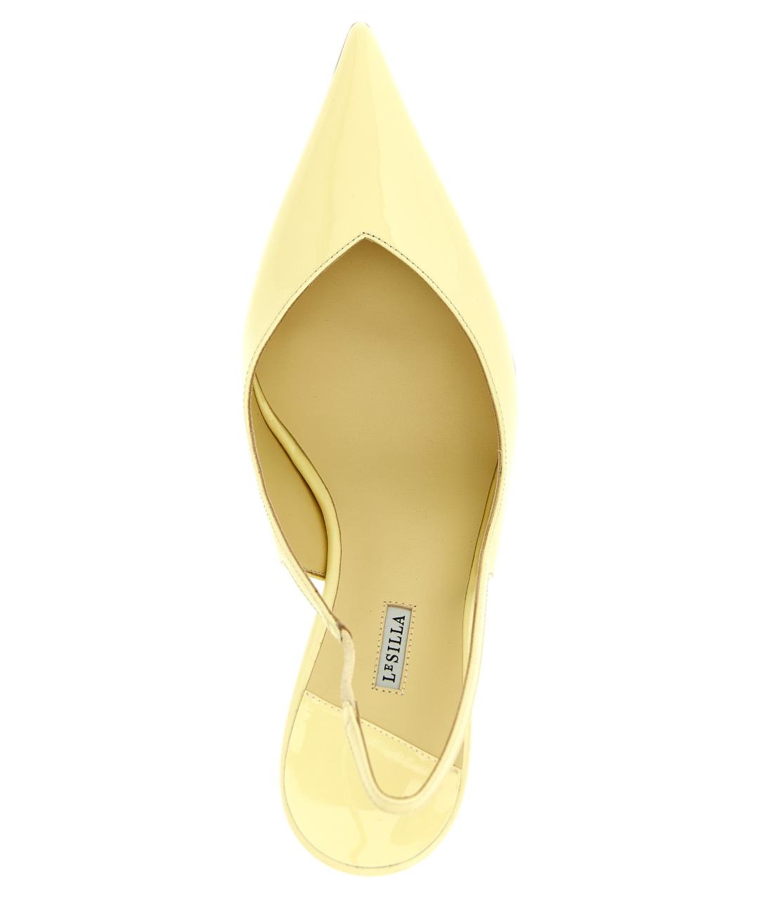 LE SILLA Желтые кожаные туфли, фото 4