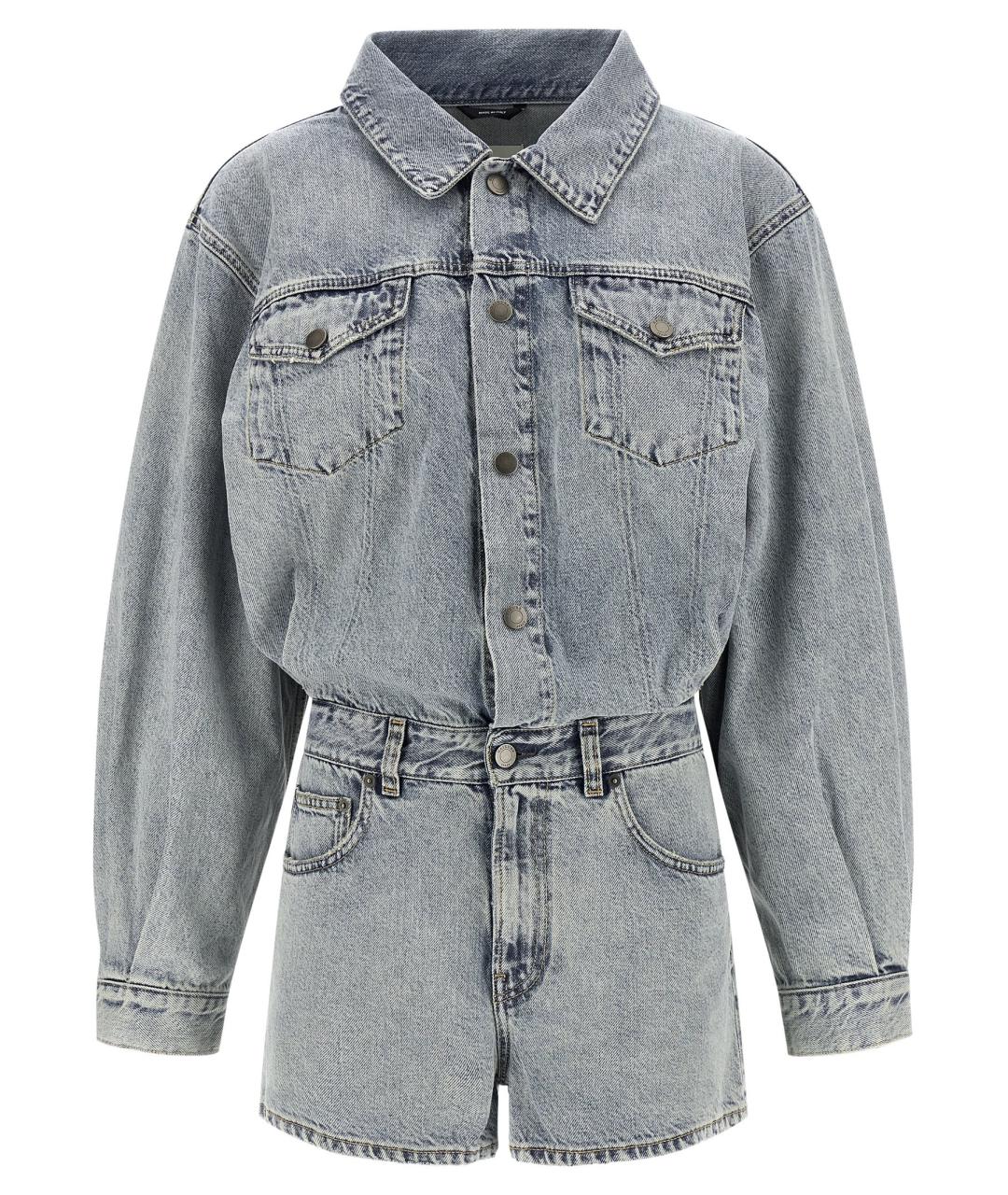 HAIKURE Голубой хлопковый комбинезон, фото 1