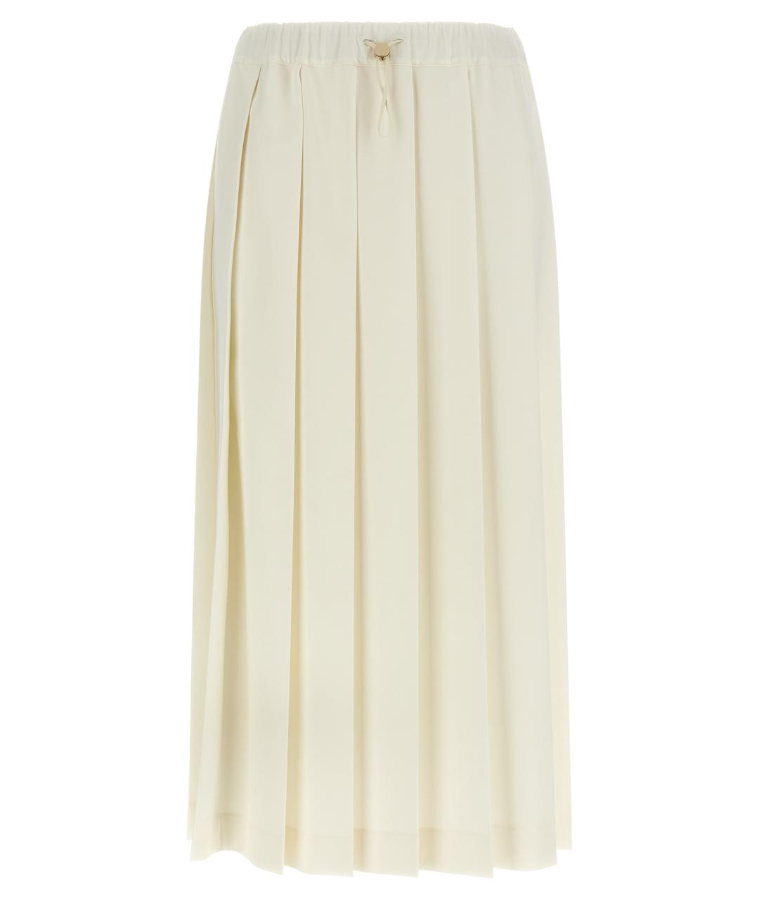 FABIANA FILIPPI Белая полиэстеровая юбка миди, фото 1
