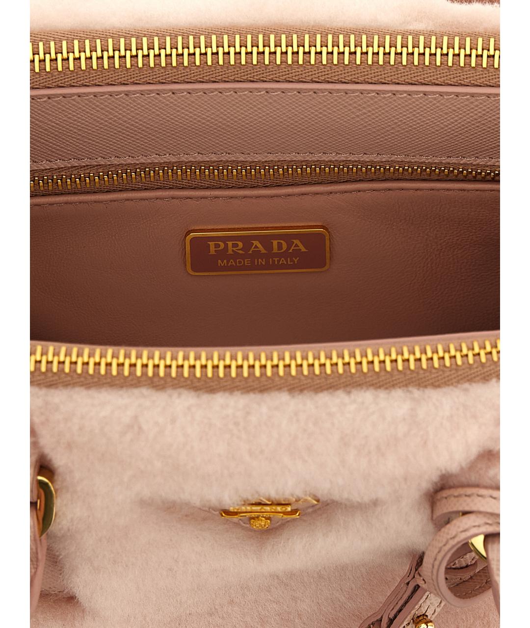 PRADA Розовая сумка с короткими ручками, фото 4