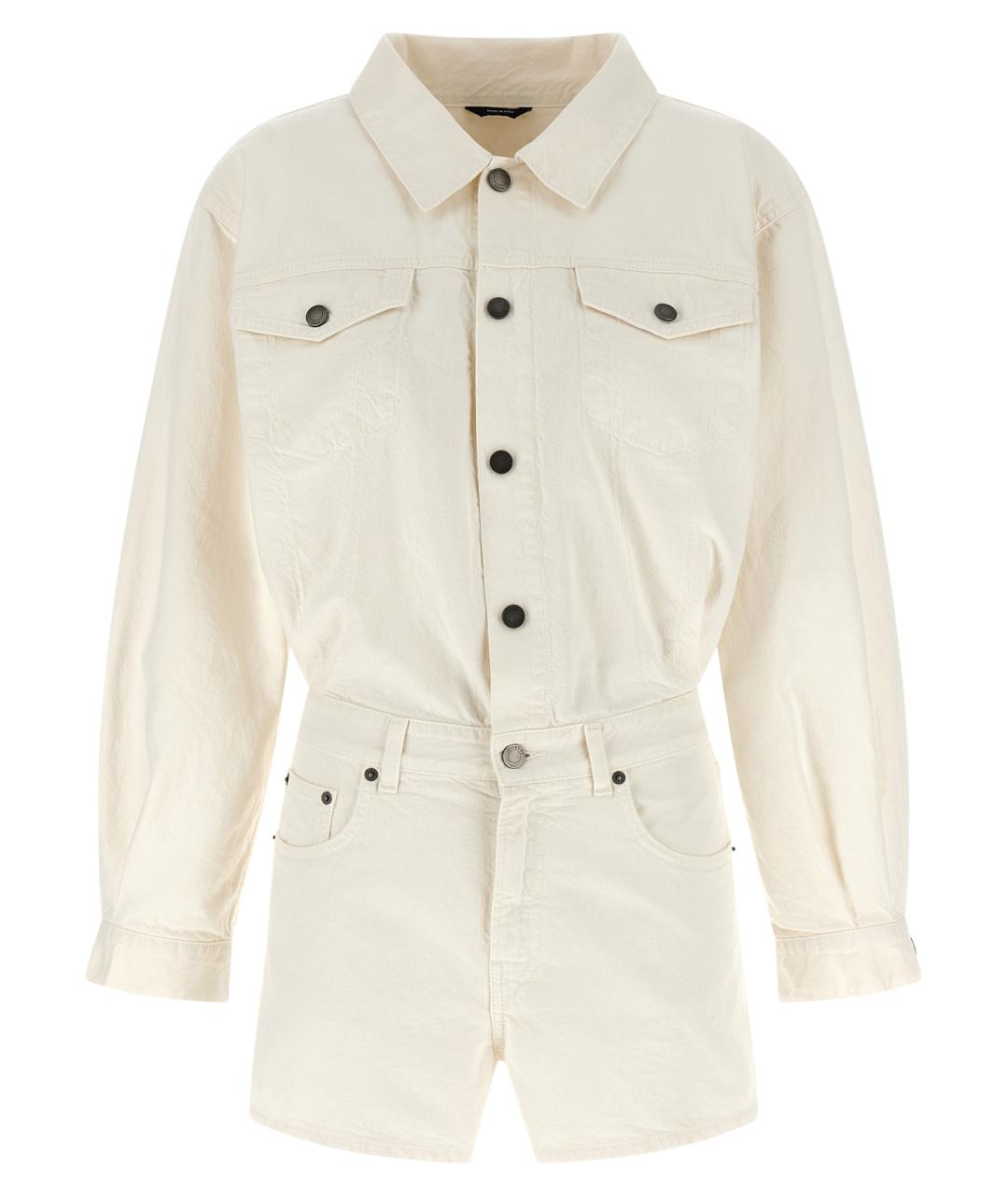 HAIKURE Белый хлопковый комбинезон, фото 1