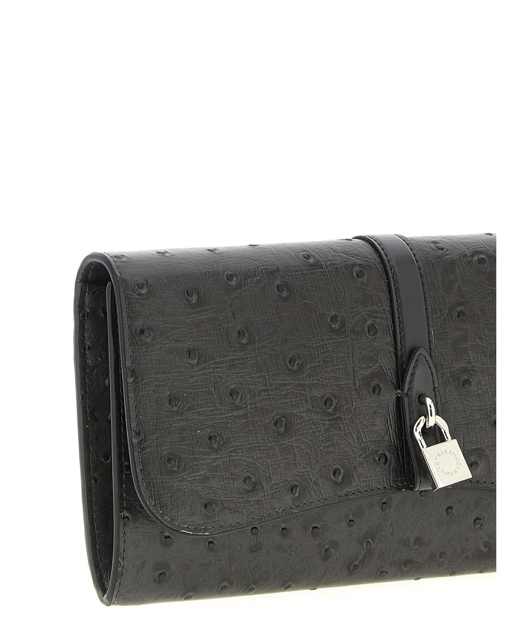 STELLA MCCARTNEY Черная синтетическая сумка через плечо, фото 3