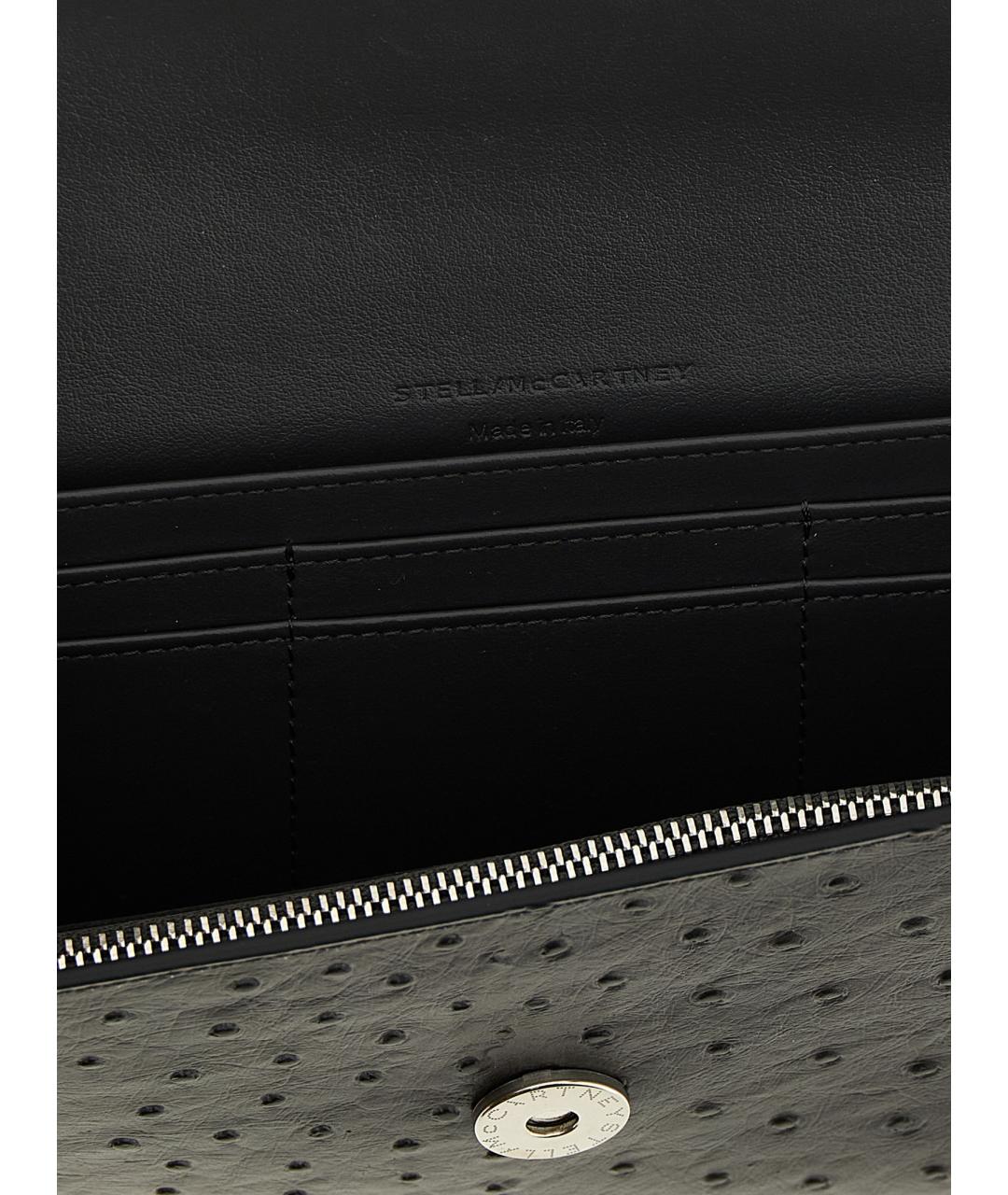 STELLA MCCARTNEY Черная синтетическая сумка через плечо, фото 4
