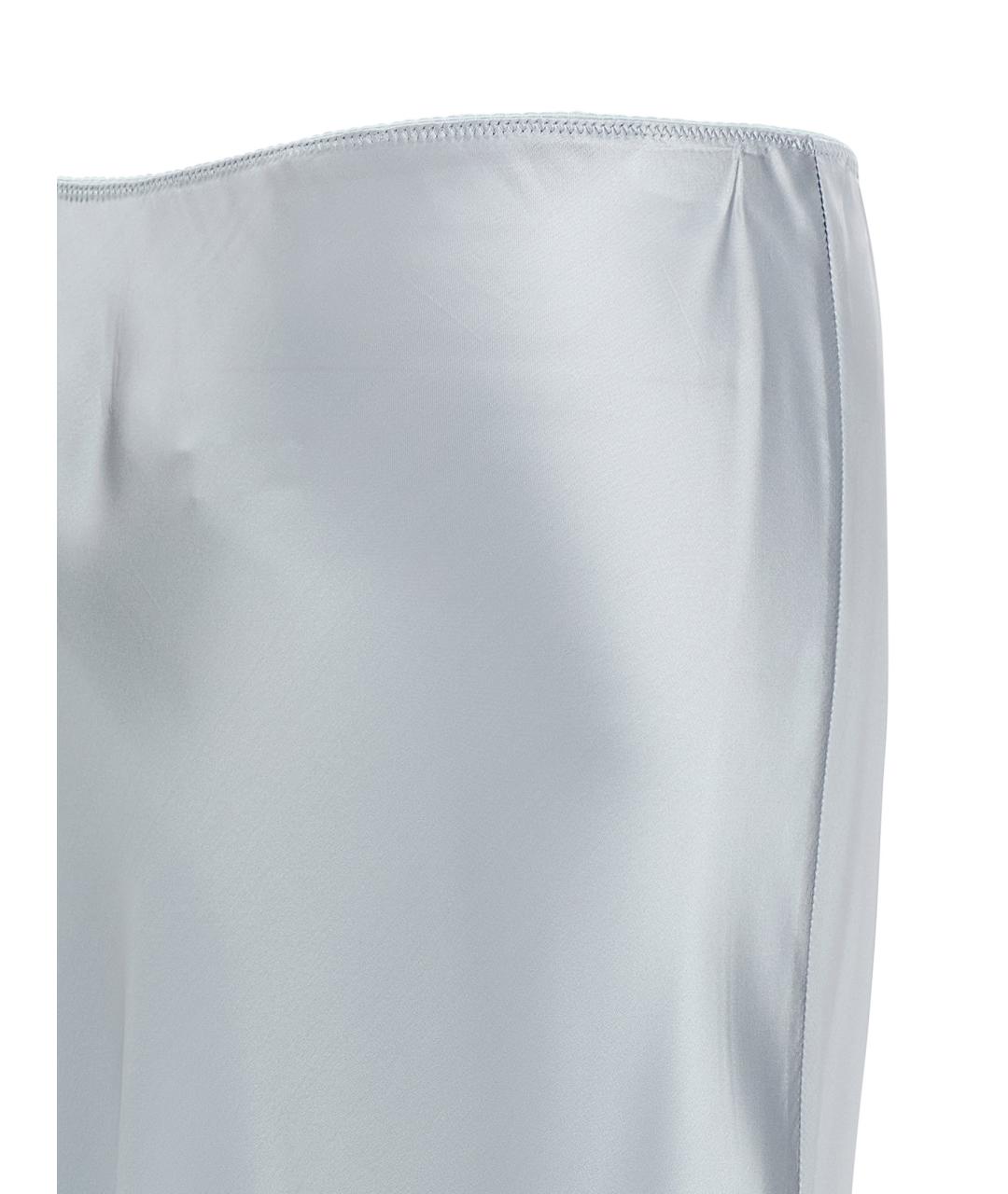 FABIANA FILIPPI Голубая вискозная юбка макси, фото 4