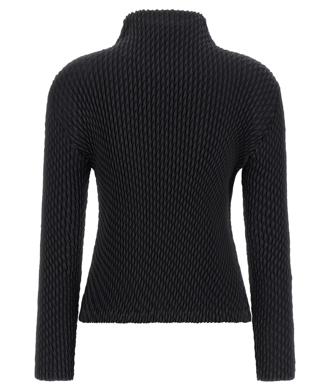 ISSEY MIYAKE Черный полиэстеровый джемпер / свитер, фото 2