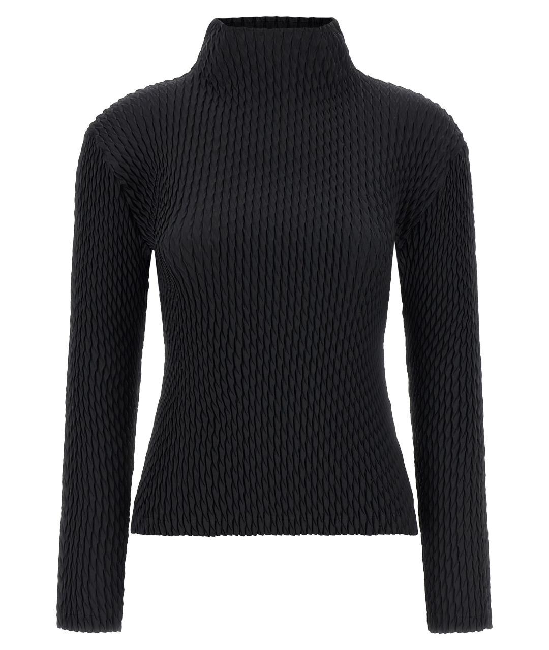 ISSEY MIYAKE Черный полиэстеровый джемпер / свитер, фото 1