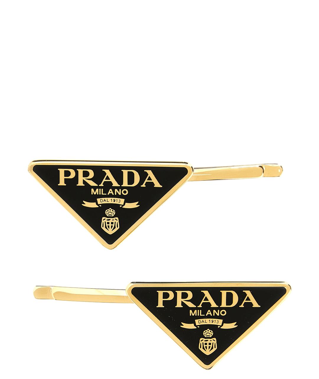 PRADA Черная заколка, фото 1