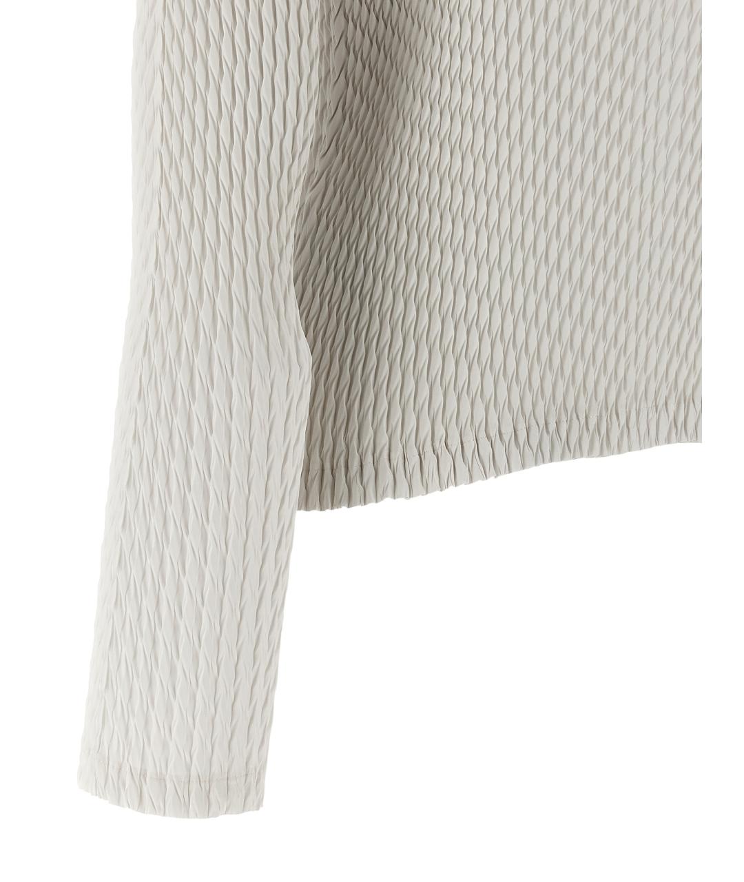 ISSEY MIYAKE Белый полиэстеровый кардиган, фото 4