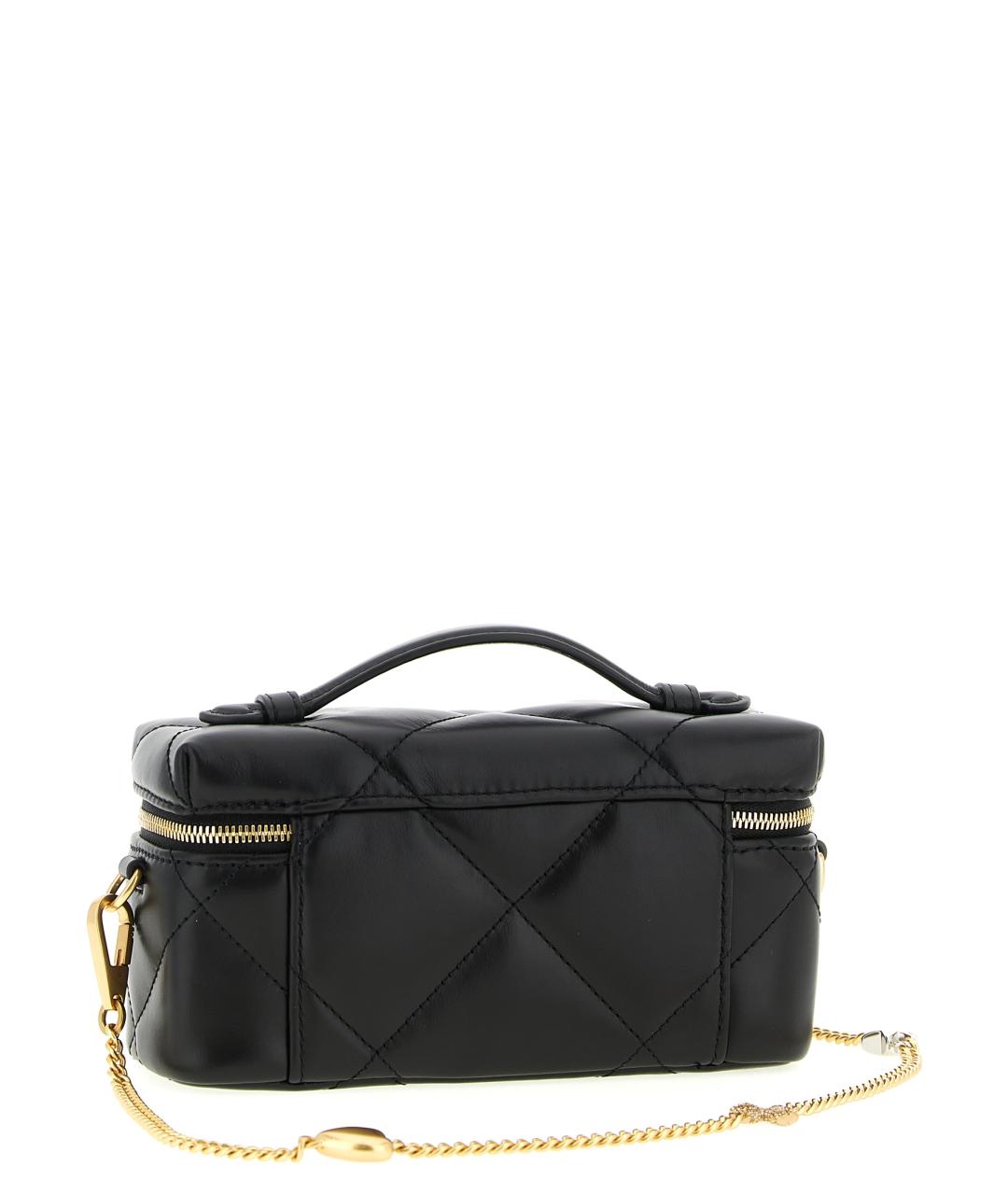 TORY BURCH Черная кожаная сумка через плечо, фото 2