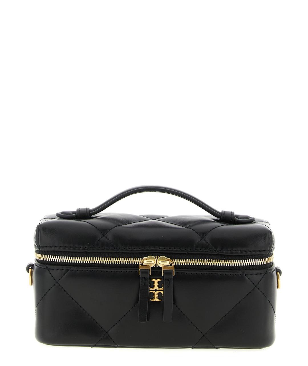 TORY BURCH Черная кожаная сумка через плечо, фото 1
