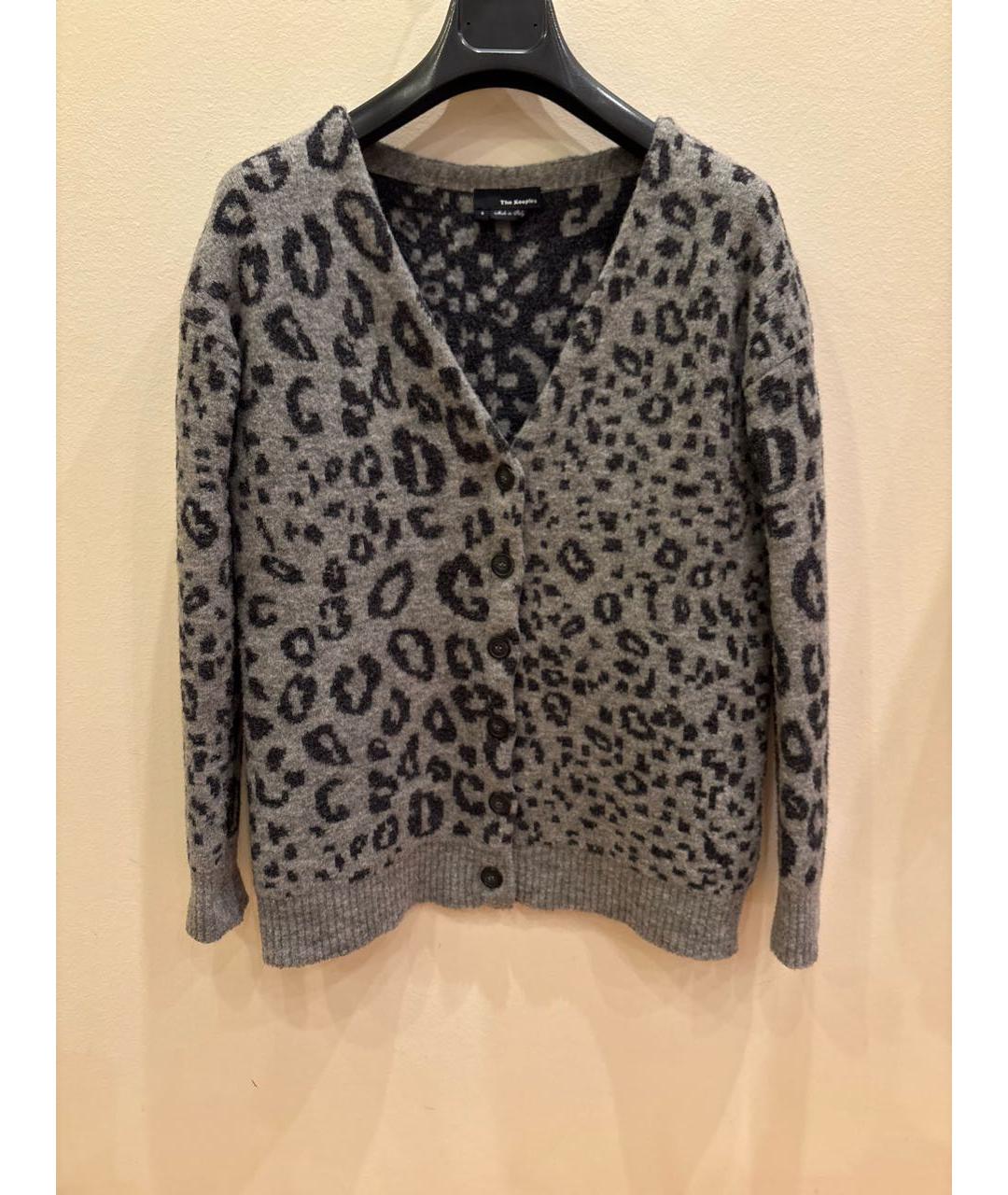 THE KOOPLES Серый шерстяной кардиган, фото 5