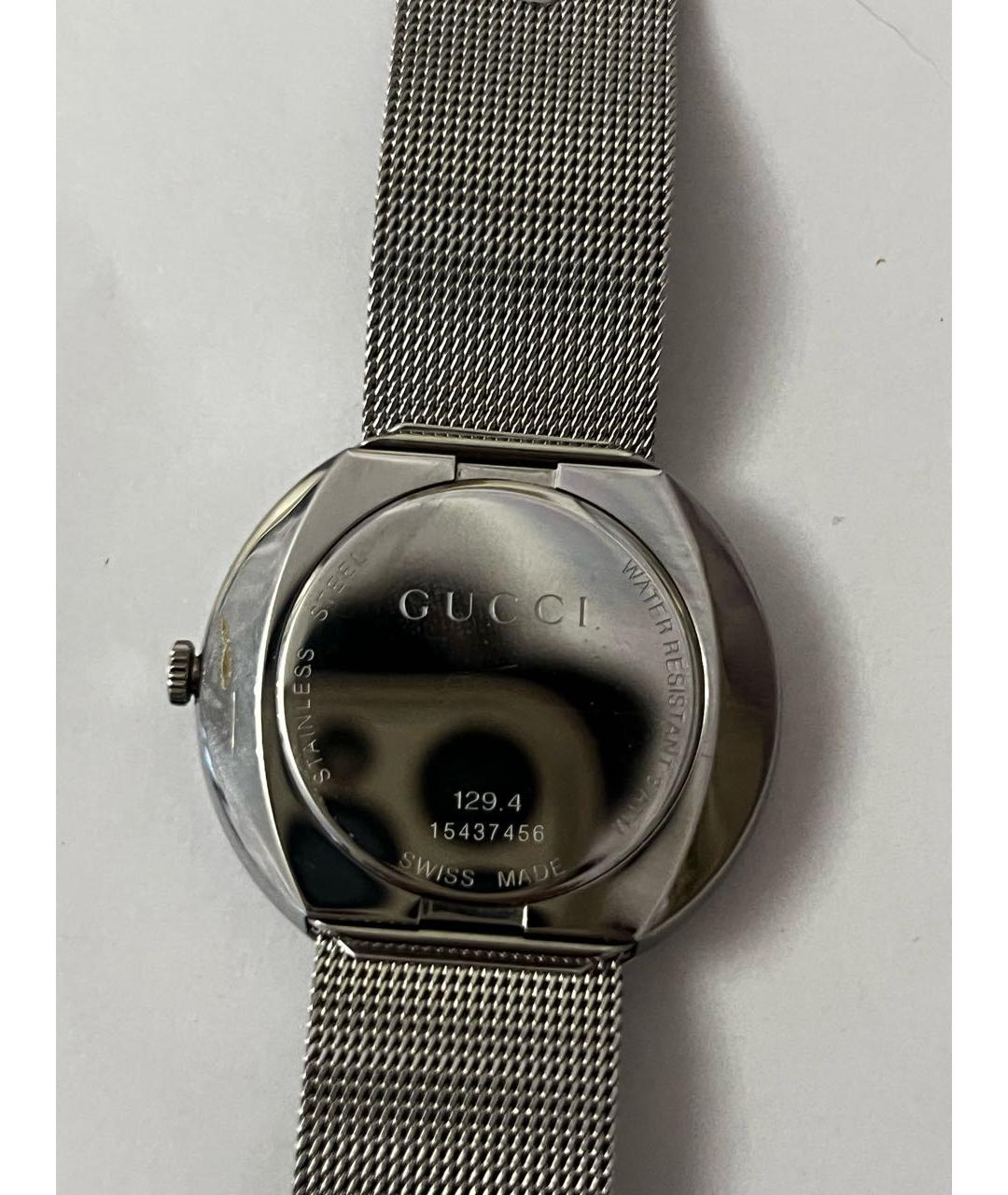 GUCCI Серебряные стальные часы, фото 2