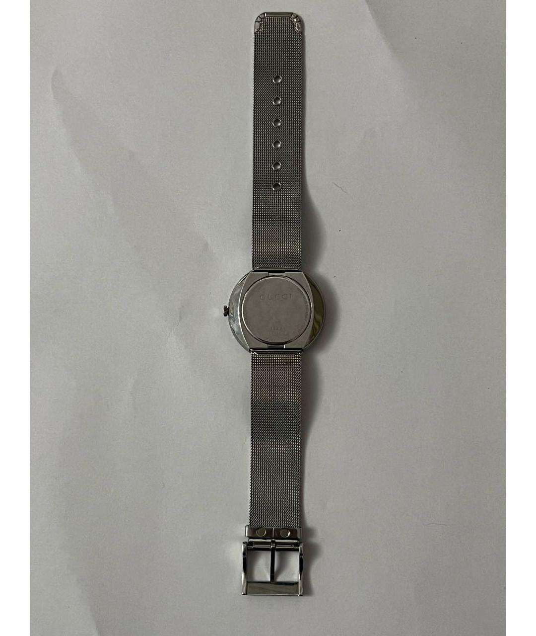 GUCCI Серебряные стальные часы, фото 7