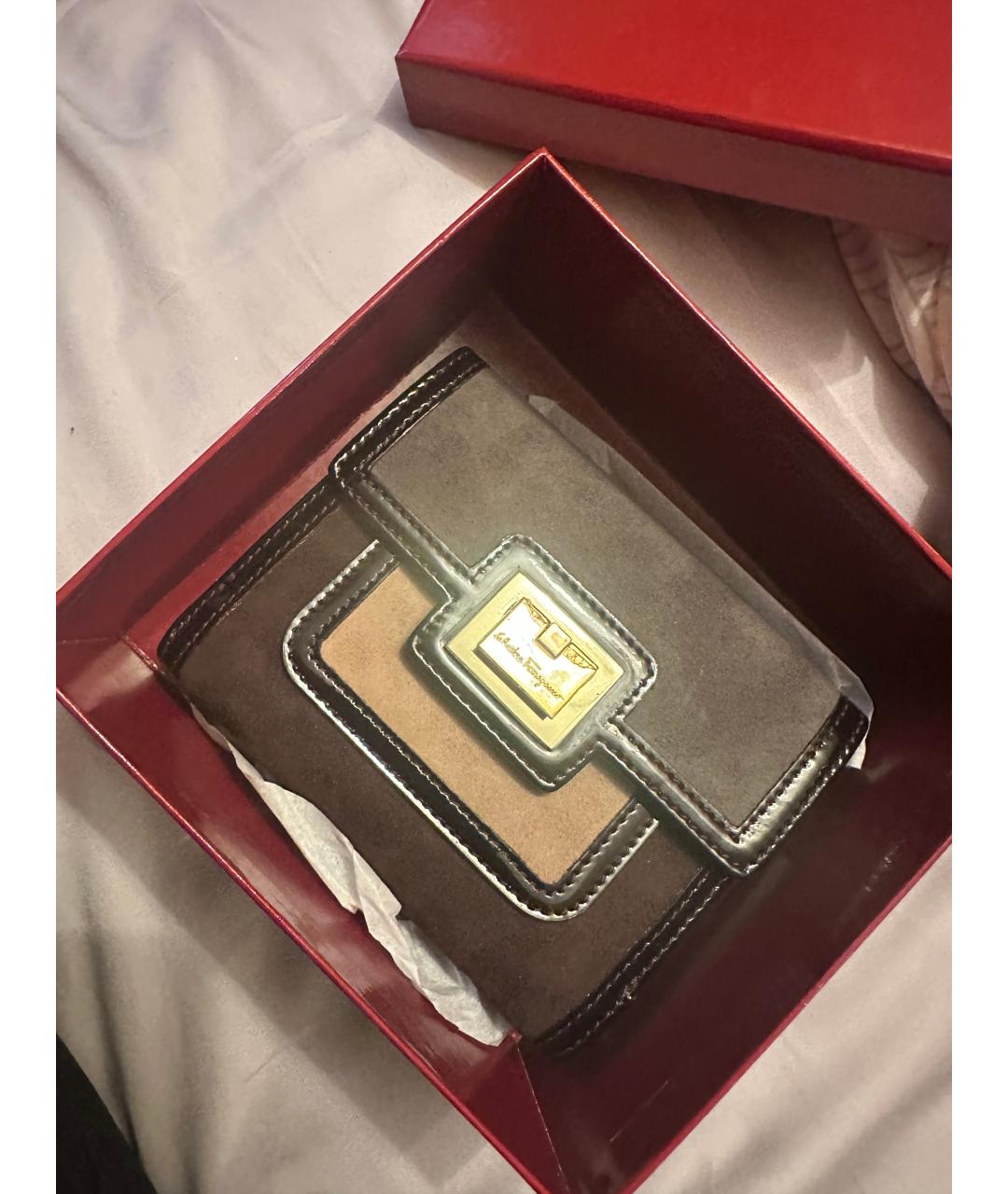 FERRAGAMO Мульти кожаный кошелек, фото 6