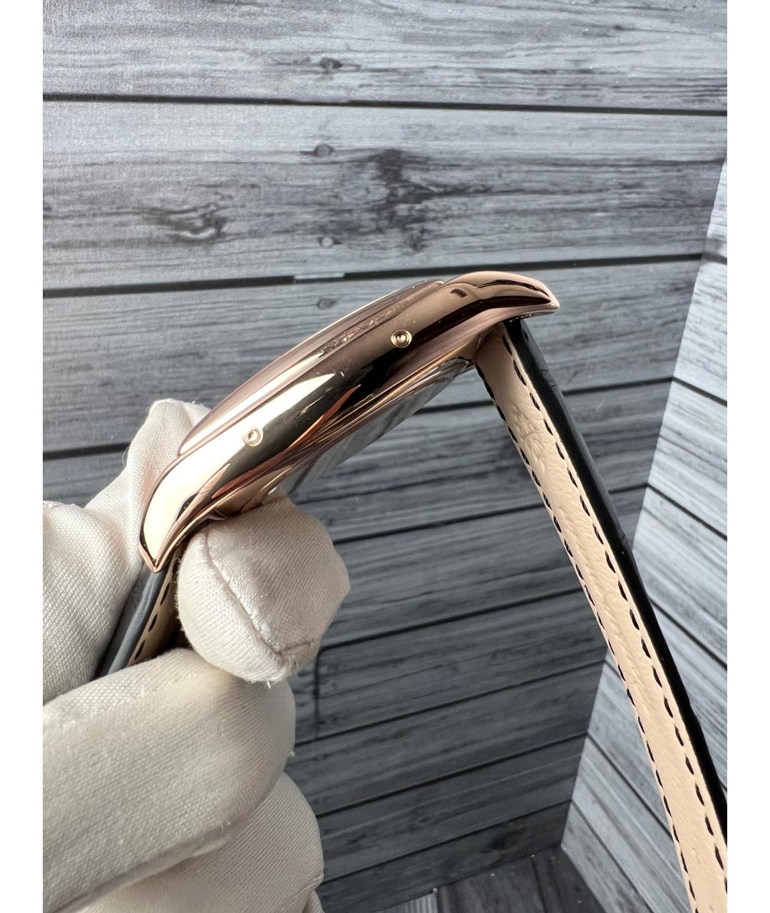 PATEK PHILIPPE Белые часы из розового золота, фото 5