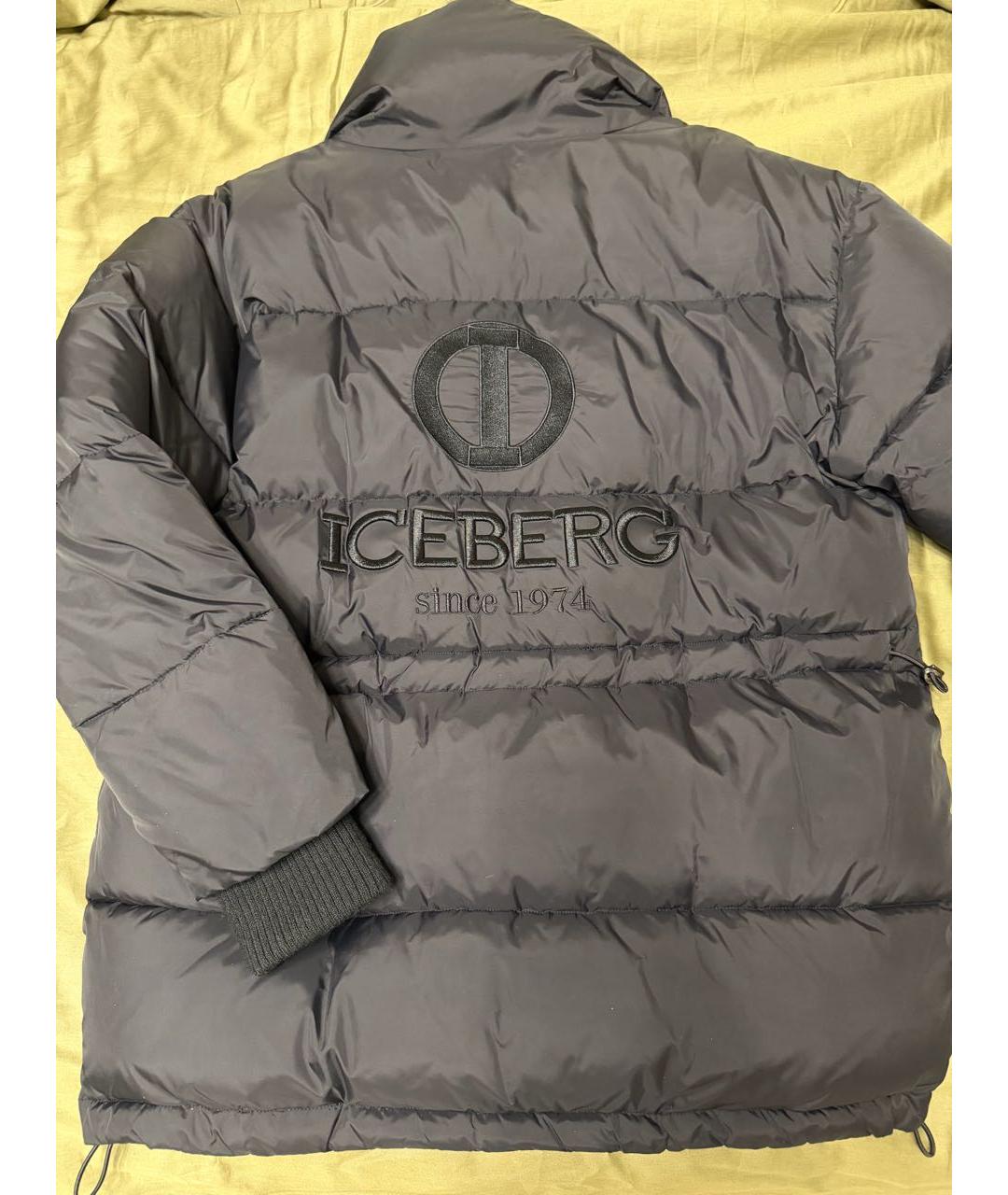 ICEBERG Черный полиамидовый пуховик, фото 2