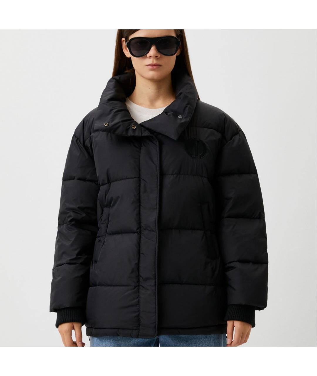 ICEBERG Черный полиамидовый пуховик, фото 5