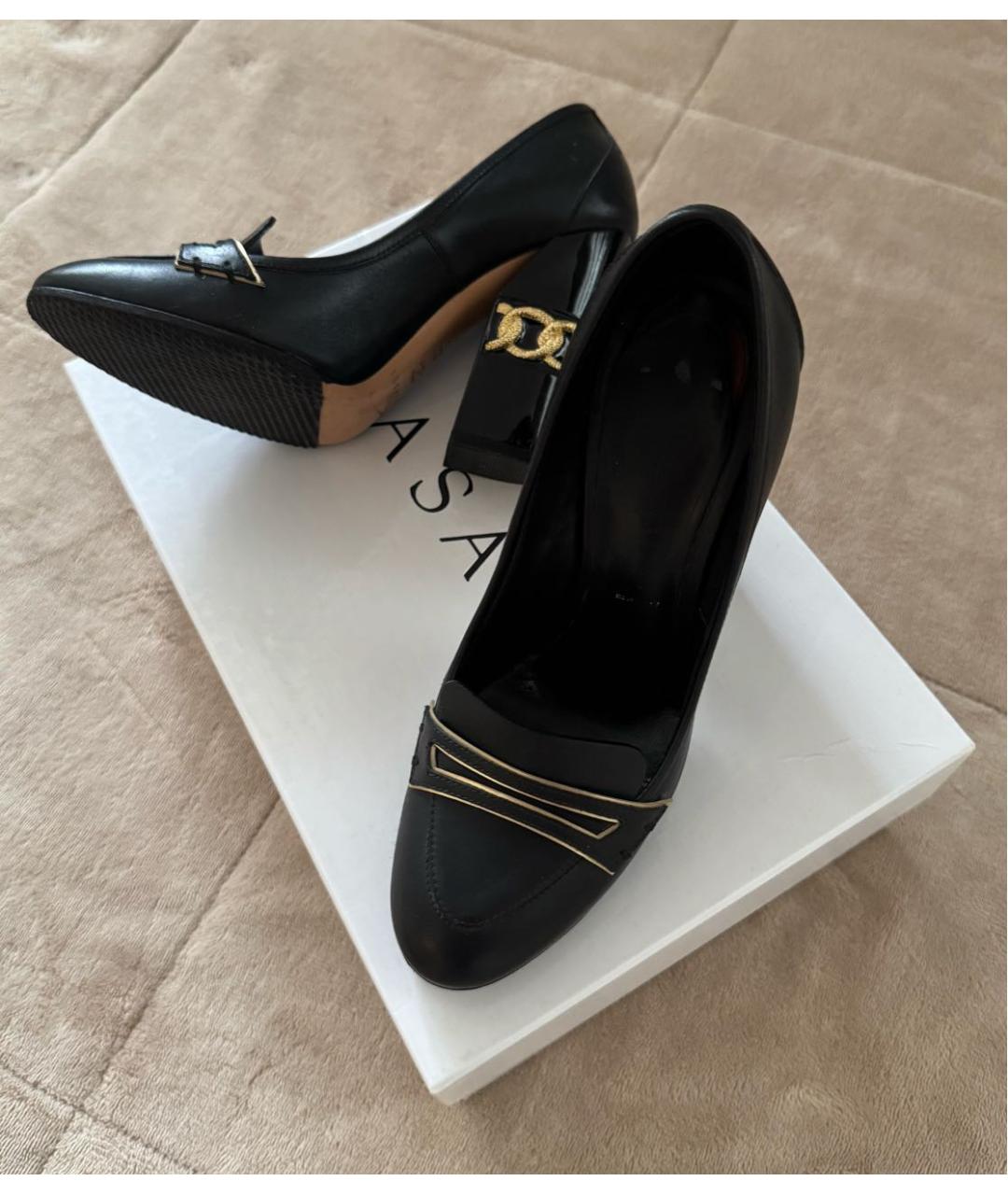 CASADEI Черные кожаные туфли, фото 3