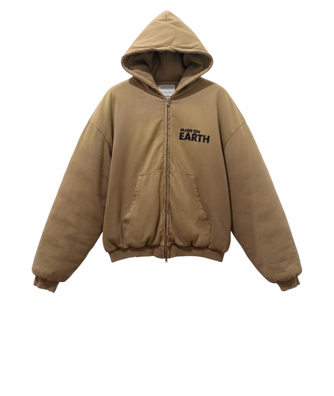 VETEMENTS Бежевая хлопковая куртка, фото 1