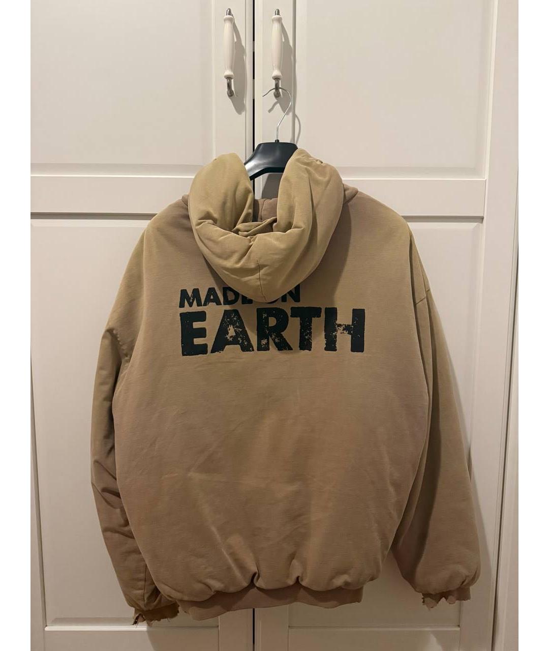 VETEMENTS Бежевая хлопковая куртка, фото 2