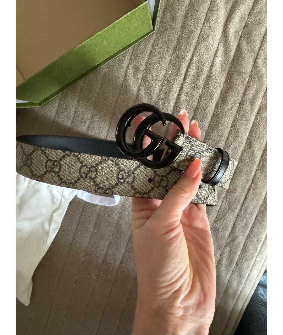 GUCCI Бежевый ремень, фото 5
