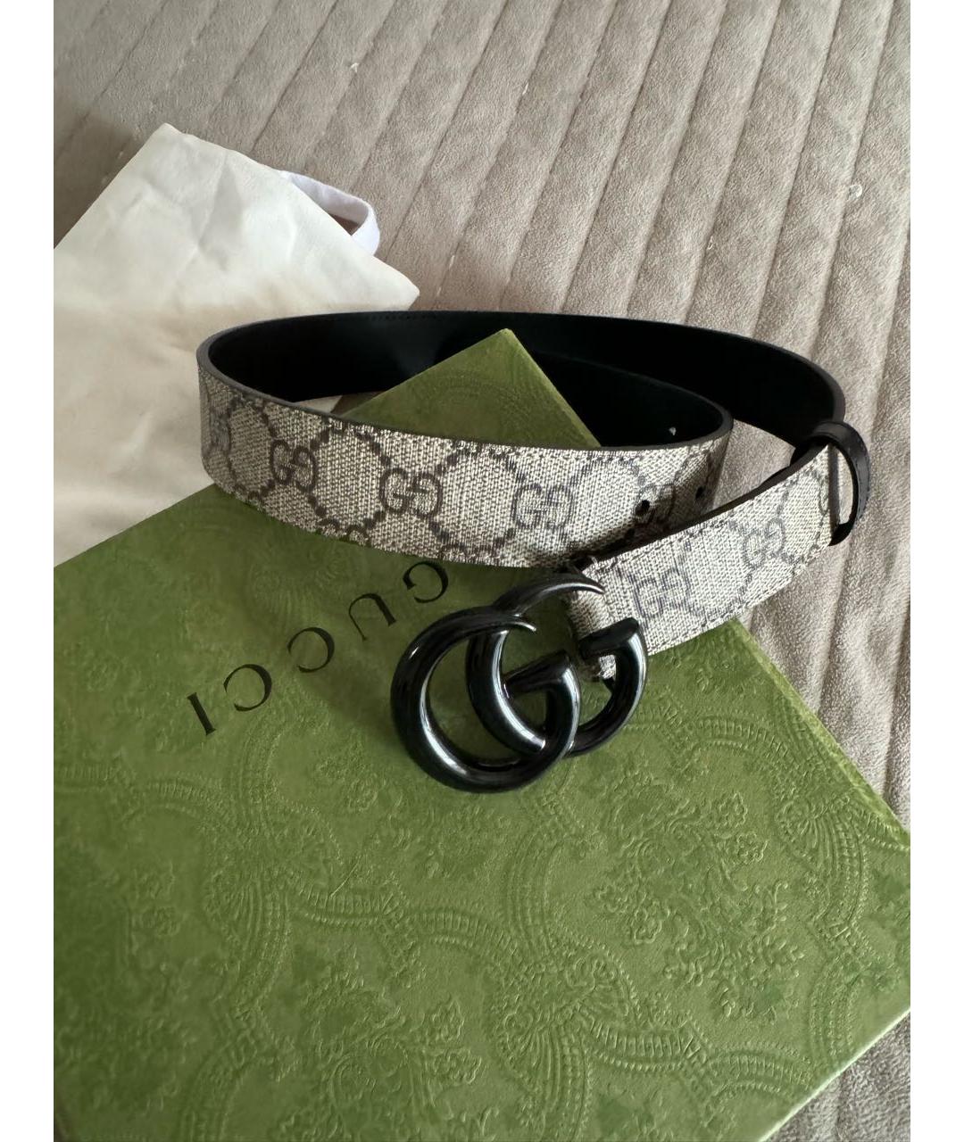 GUCCI Бежевый ремень, фото 4