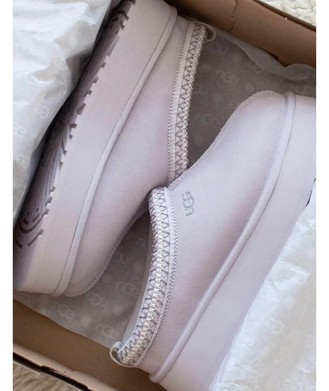 UGG AUSTRALIA Розовые замшевые сабо, фото 6