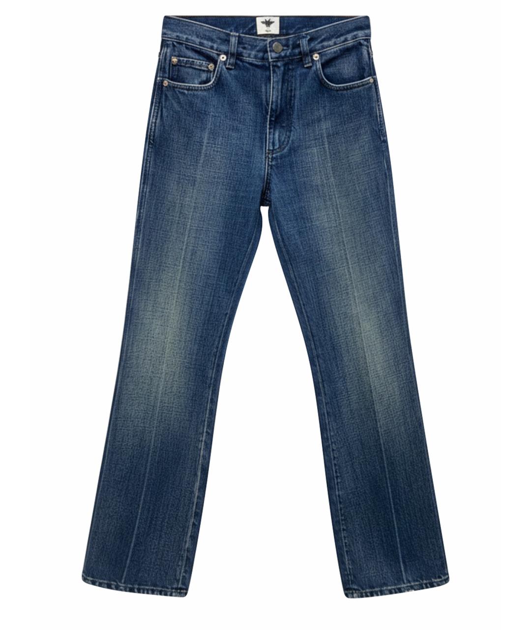 CHRISTIAN DIOR Синие прямые джинсы, фото 1