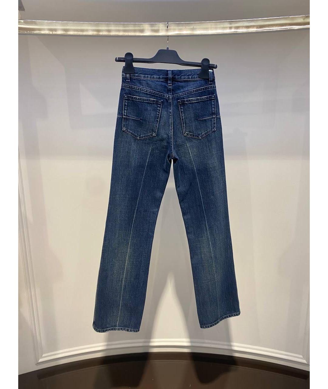 CHRISTIAN DIOR Синие прямые джинсы, фото 2
