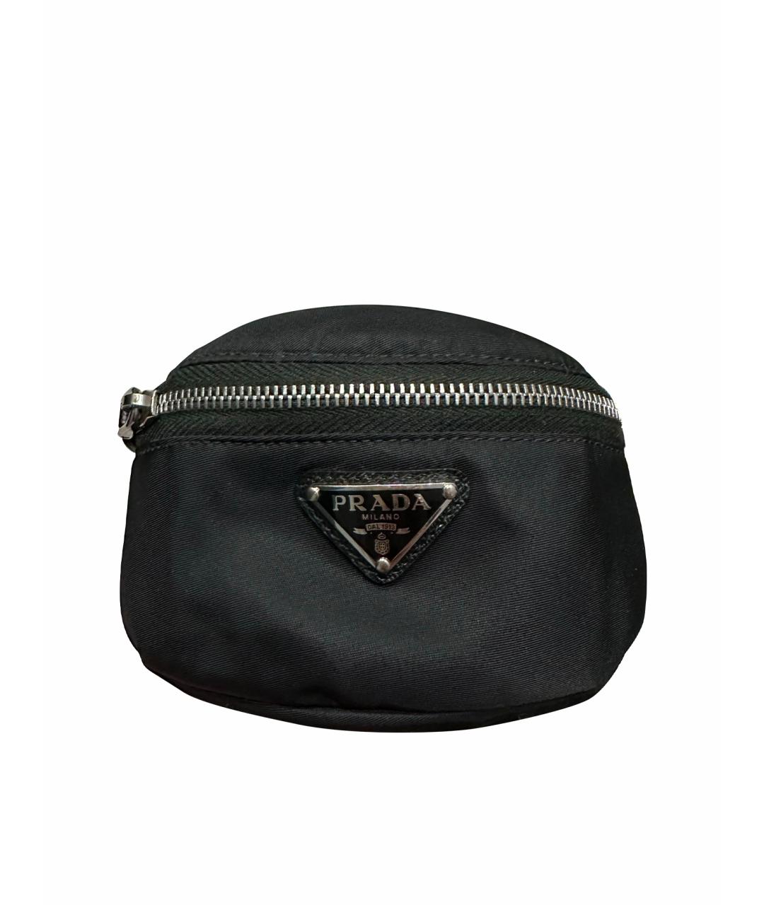 PRADA Черная барсетка, фото 1