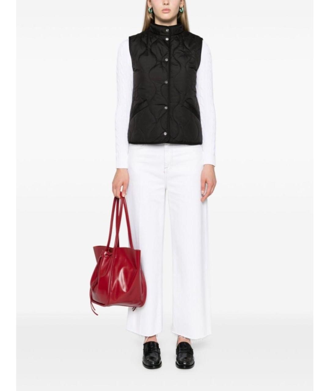 RALPH LAUREN Черный полиэстеровый жилет, фото 5