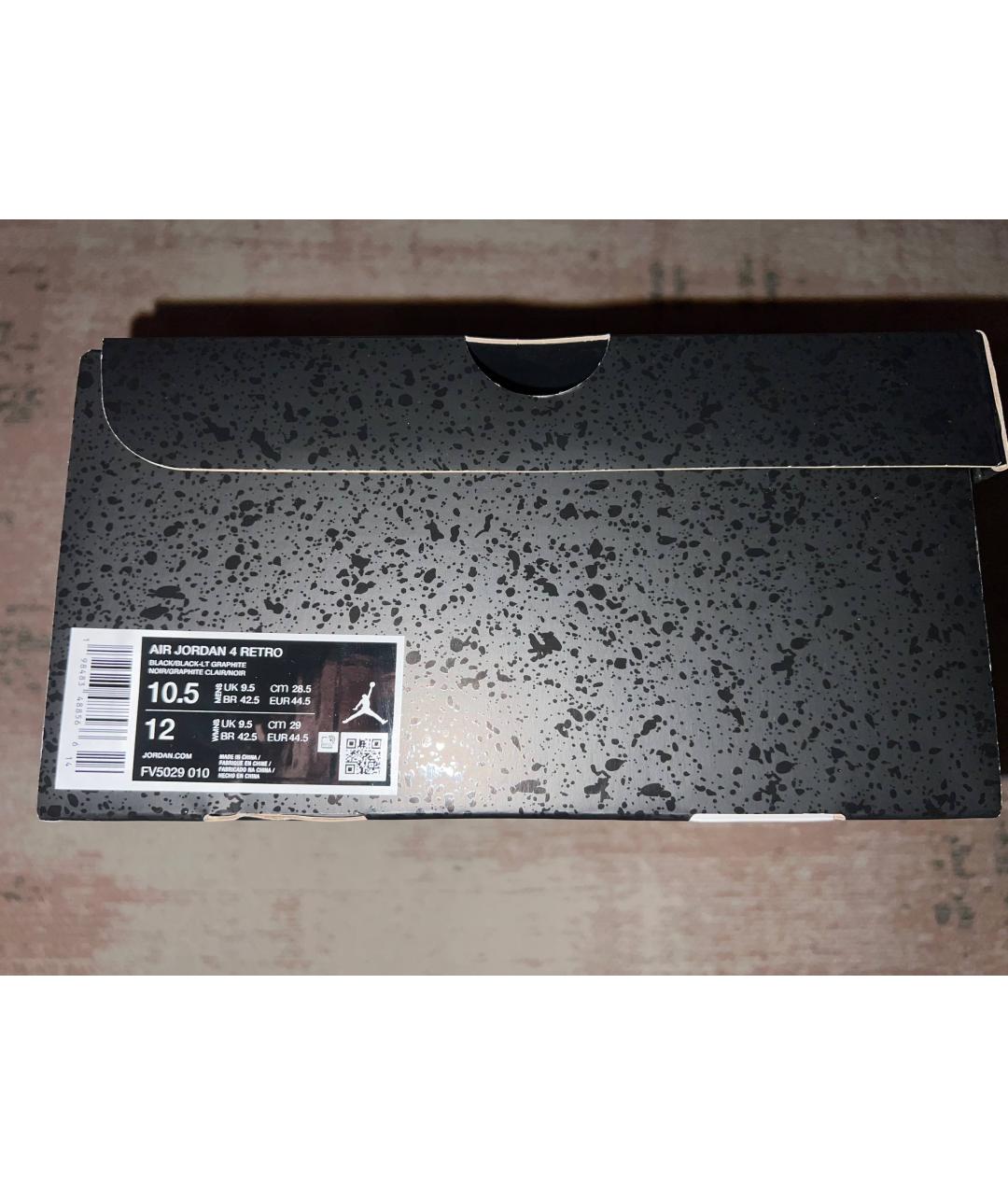 NIKE Черные нубуковые высокие кроссовки / кеды, фото 9