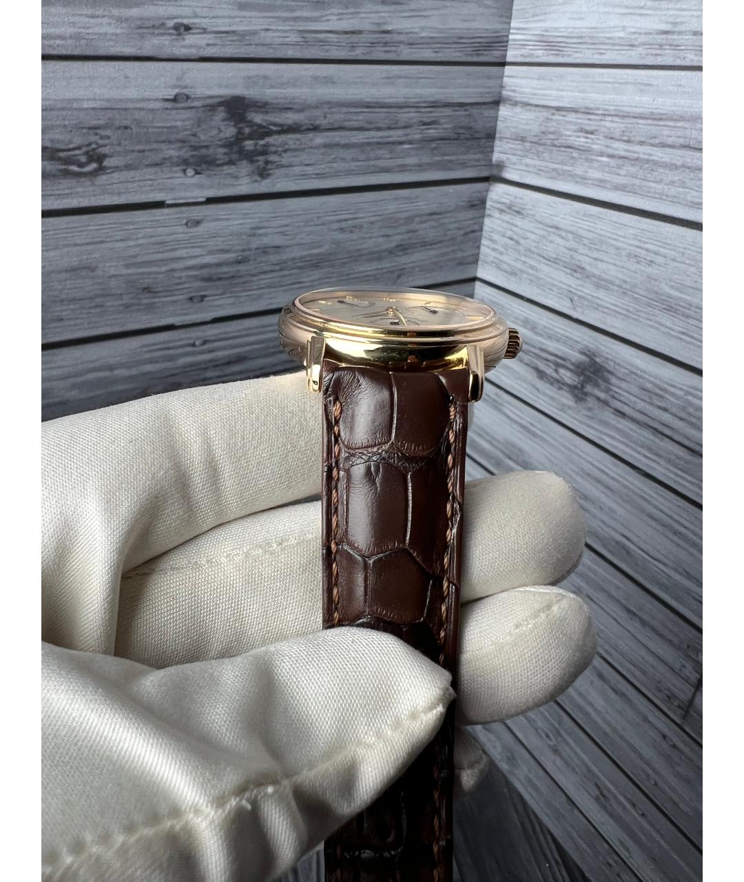 VACHERON CONSTANTIN Белые часы из желтого золота, фото 7