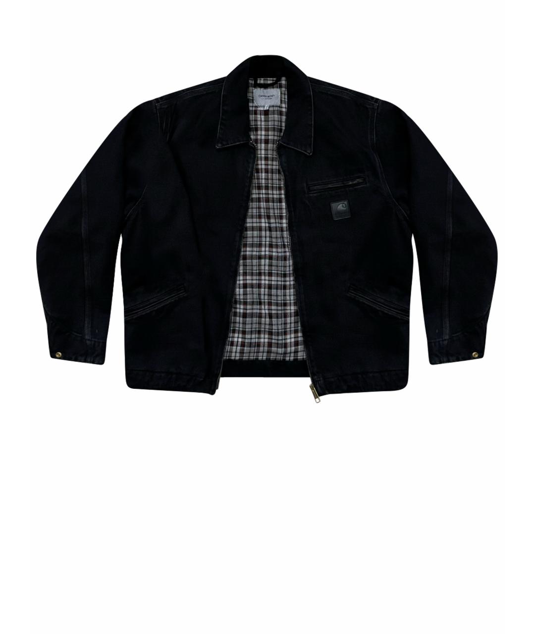 CARHARTT WIP Черная деним куртка, фото 1