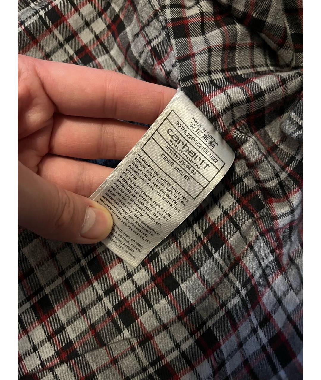 CARHARTT WIP Черная деним куртка, фото 5