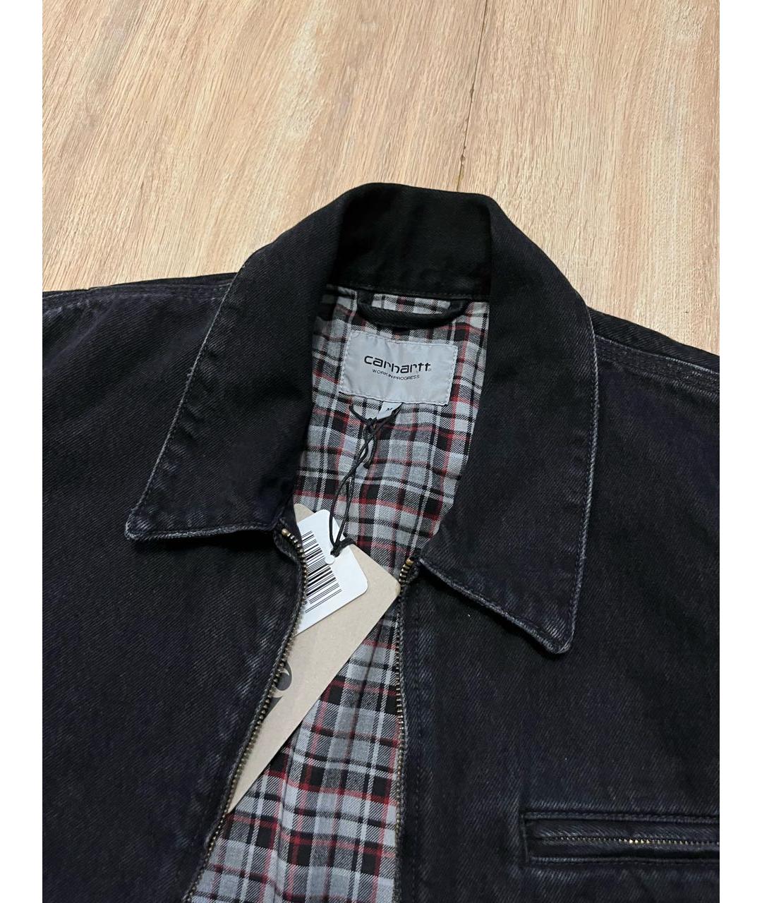 CARHARTT WIP Черная деним куртка, фото 3