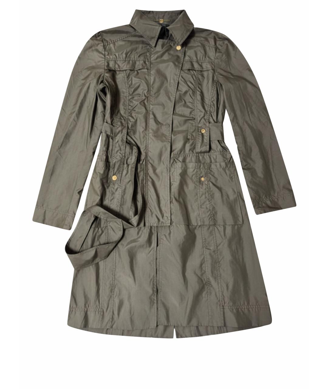 GUCCI Хаки полиэстеровый тренч/плащ, фото 1