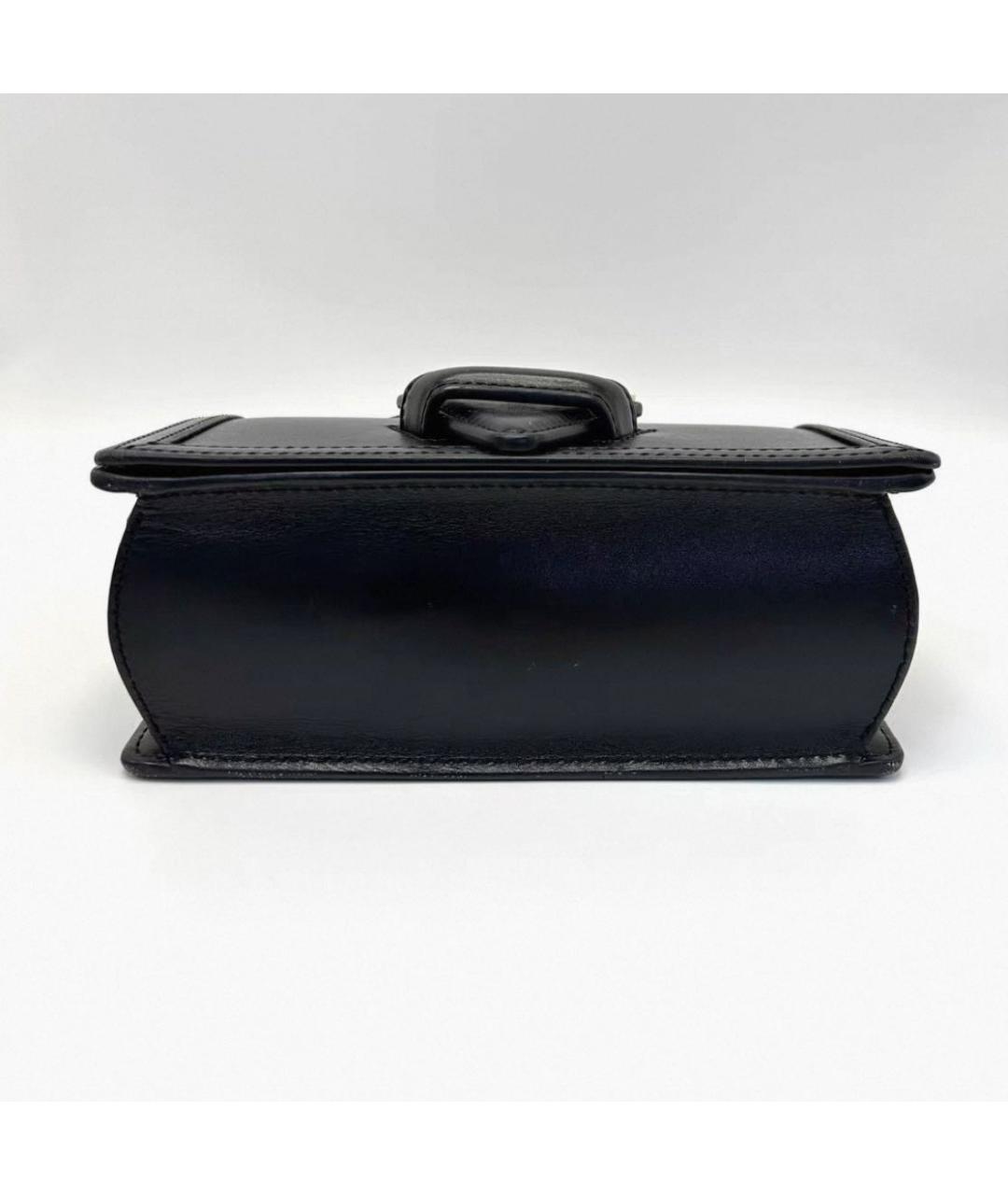 LOEWE Черная кожаная сумка через плечо, фото 4