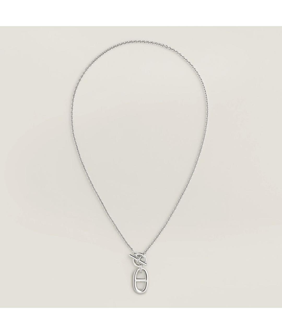 HERMES Серебряное серебряное колье, фото 9